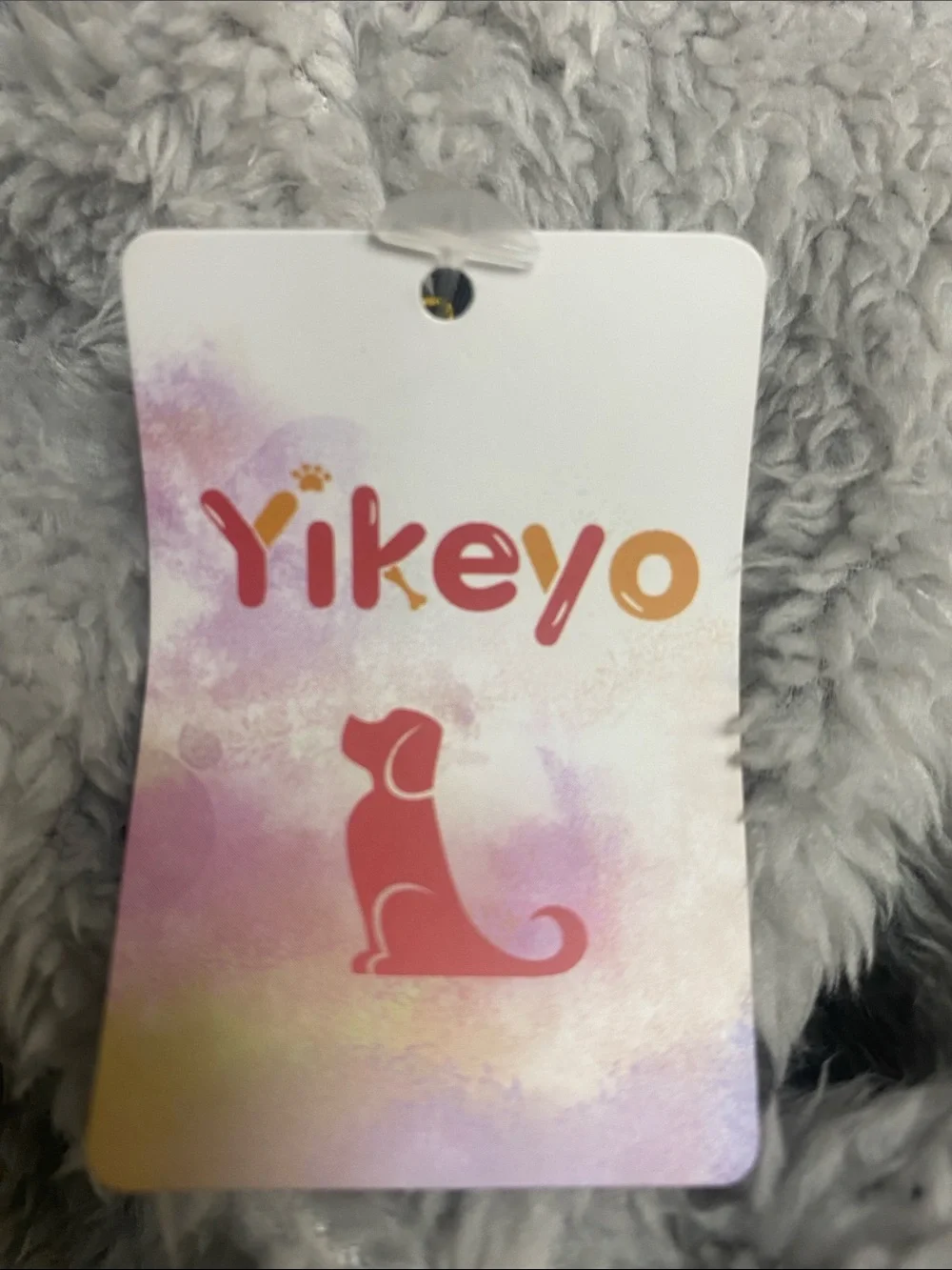 NWT Yikeyo Plush Grey Angel Wings Pet Onesie S L44